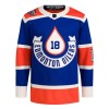 Mænd NHL Edmonton Oilers Trøje Zach Hyman Heritage Classic Adidas 2023-24 Blå Authentic